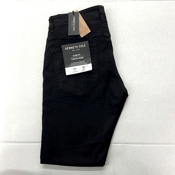 Kenneth Cole New York Other - Mens KENNETH COLE Slim Stretch Fit Kaven Black Jeans 30x30